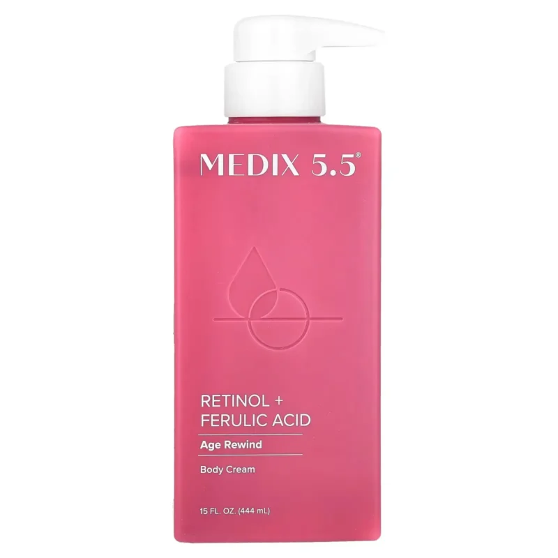 Medix 5.5, Body Cream, Retinol + Ferulic Acid, 444 ml