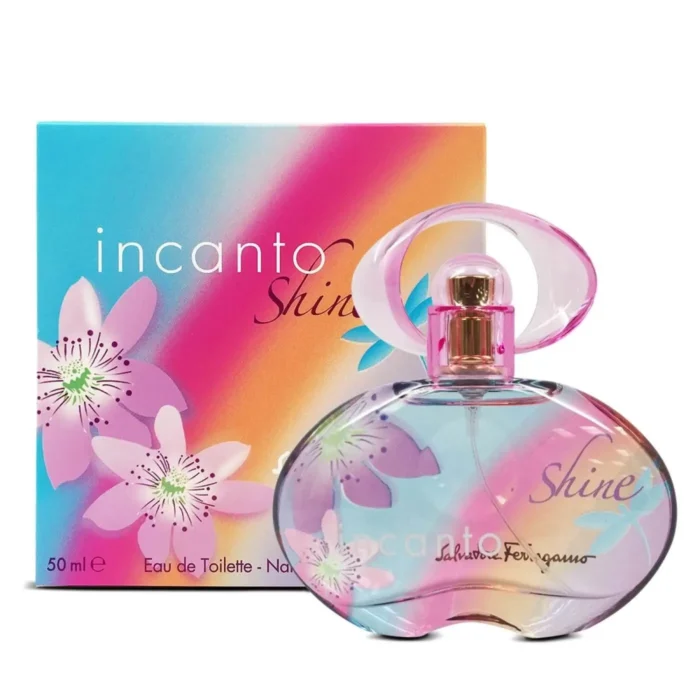 Salvatore Ferragamo Incanto Shine Eau De Toilette For Women - Floral Fruity Perfume 50ml - Image 2