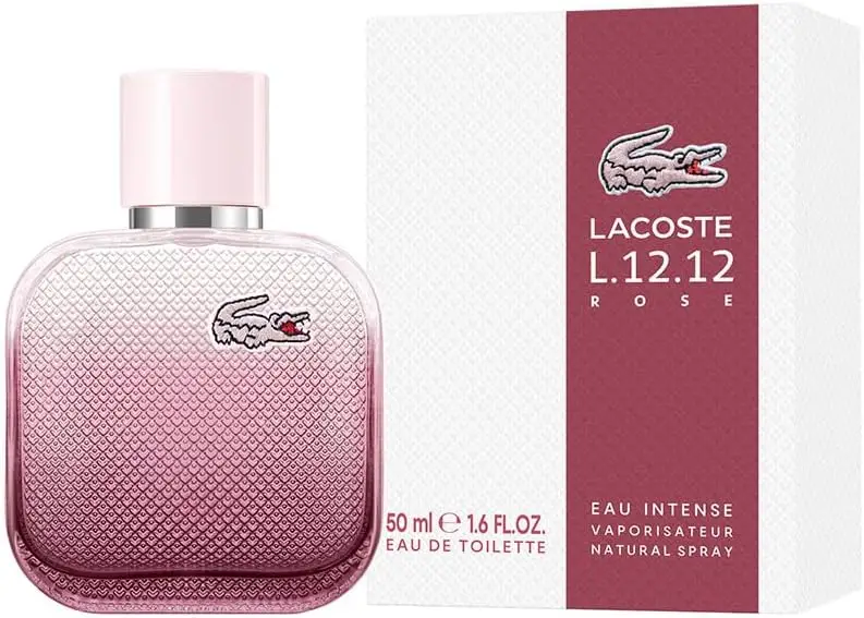 Lacoste L.12.12 Rose Eau Intense Edt For Women Floral 50ml