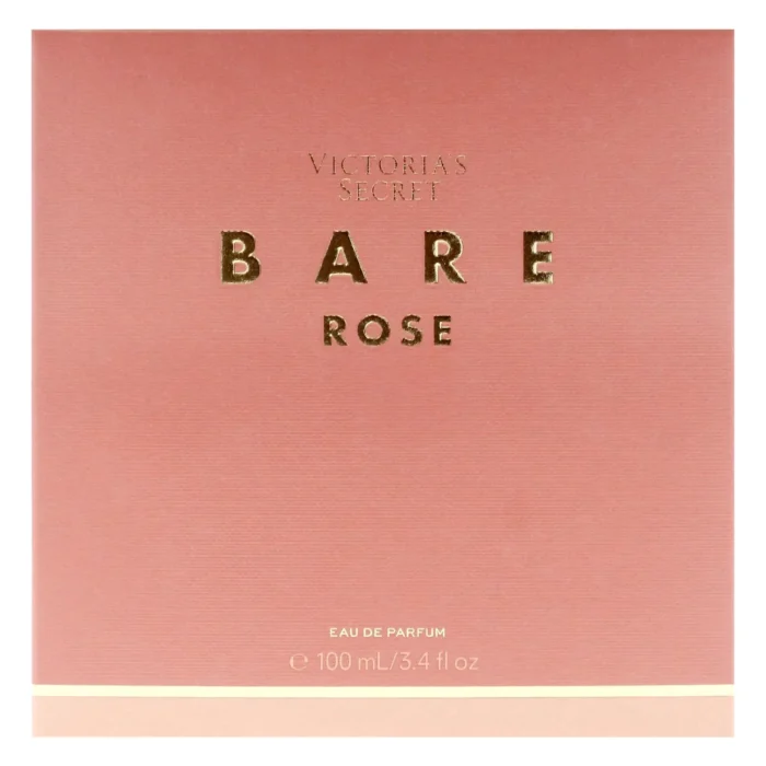 Victoria's Secret Bare Rose Eau De Parfum For Women - Woody Floral Musk Perfume 100ml - Image 2