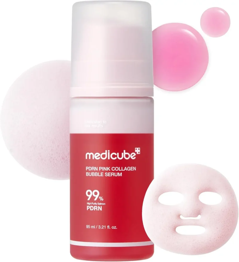 Medicube PDRN Pink Collagen Bubble Serum 95ml