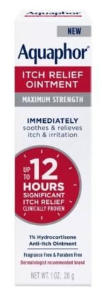 Aquaphor Itch Relief Ointment -Horizontal/Peggable - 1 oz - Image 2