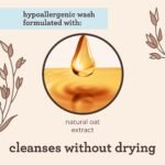 ⁦Aveeno Baby Daily Moisture Gentle Body Wash & Shampoo 354ml⁩ - الصورة ⁦4⁩