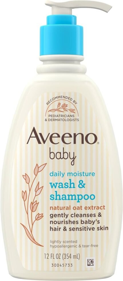 Aveeno Baby Daily Moisture Gentle Body Wash & Shampoo 354ml