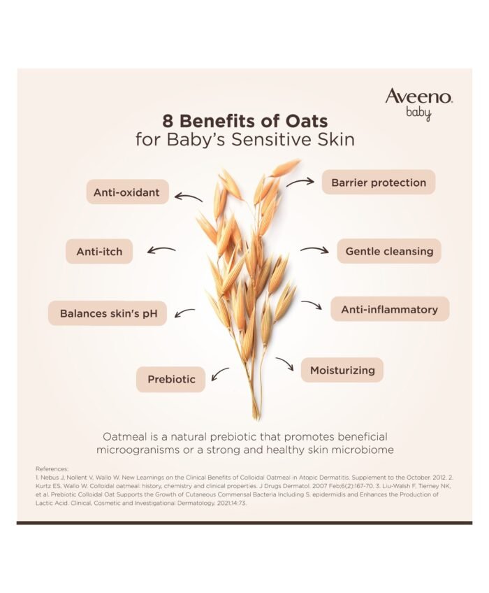 ⁦Aveeno Soothing Relief Moisture Baby Cream 227g⁩ - الصورة ⁦4⁩