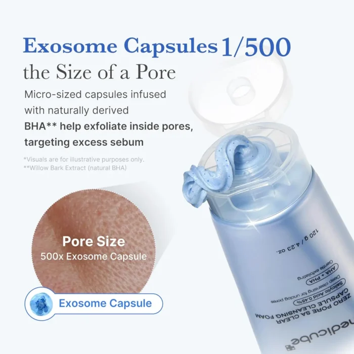 Medicube Zero Pore Clearing Capsule Cleansing Foam 120g - Image 5