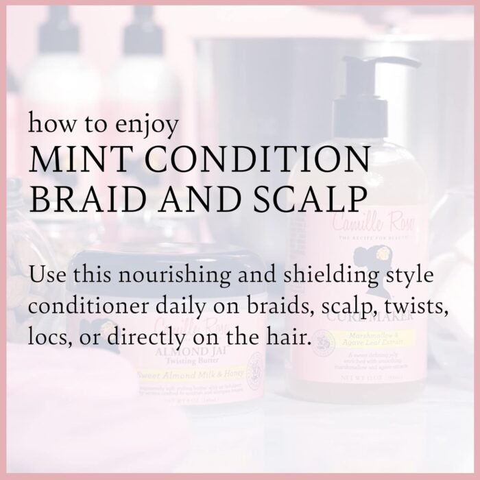 ⁦Camille Rose Mint Condition Braid and Scalp Spray 8oz⁩ - الصورة ⁦7⁩
