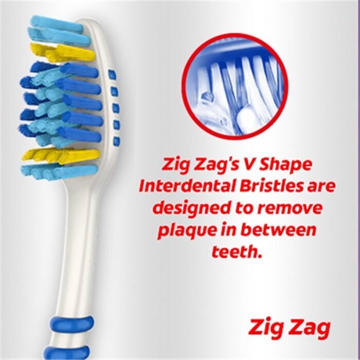⁦Colgate Zig Zag Toothbrush⁩ - الصورة ⁦3⁩