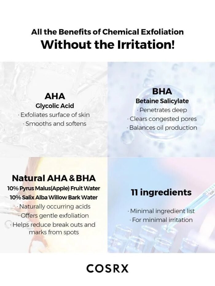 ⁦COSRX AHA/BHA Clarifying Treatment Toner- 150ml⁩ - الصورة ⁦9⁩