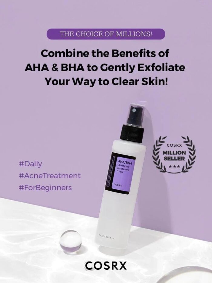 ⁦COSRX AHA/BHA Clarifying Treatment Toner- 150ml⁩ - الصورة ⁦12⁩