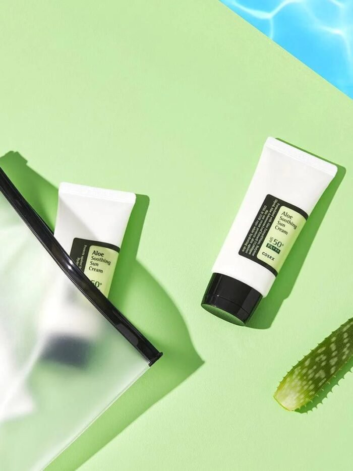⁦COSRX Aloe Soothing Sun Cream SPF50 PA+++- 50ml⁩ - الصورة ⁦7⁩
