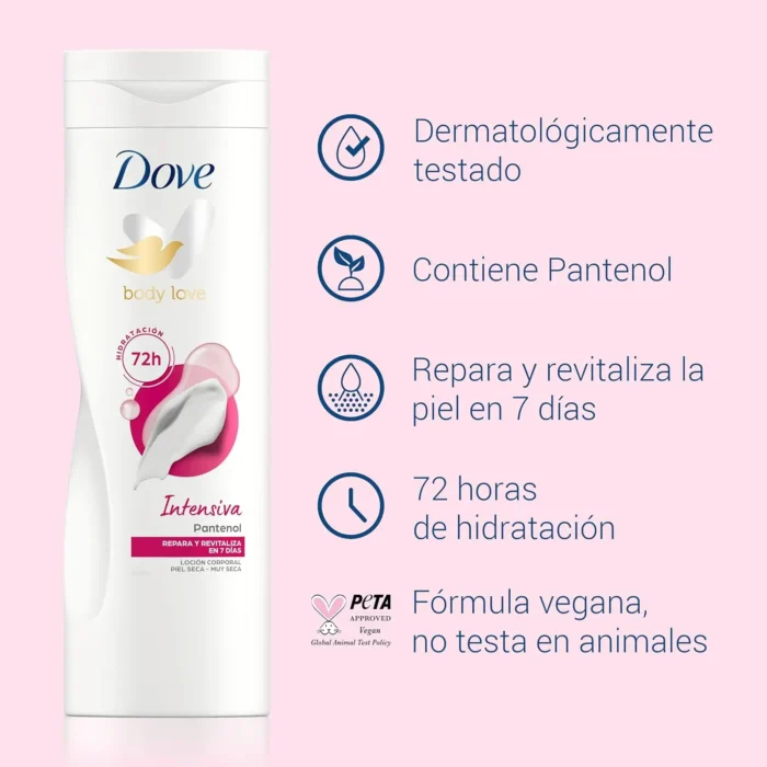 Dove Lotion Intensive Nourishment Extra Dry 250Ml - Image 6