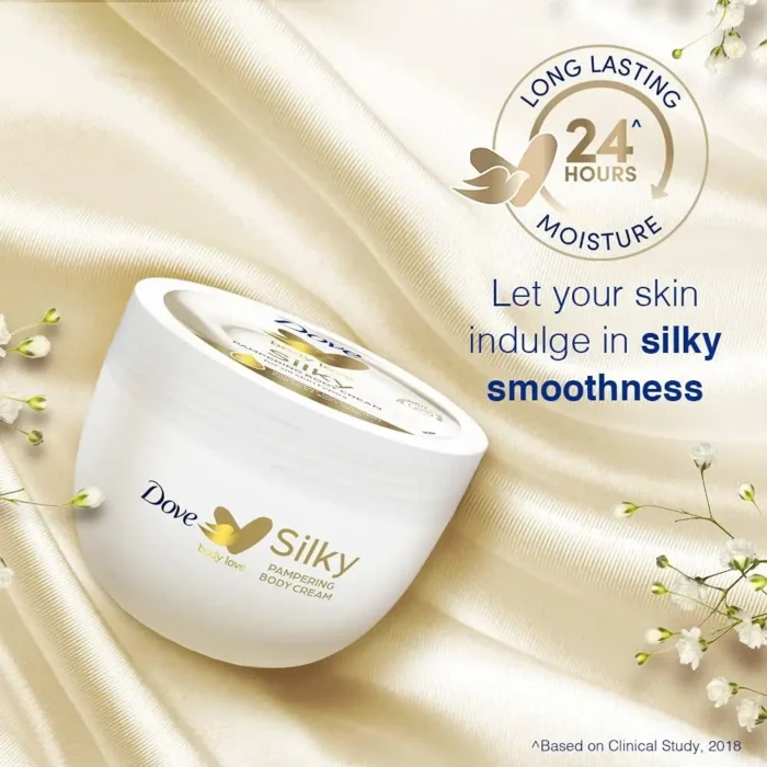 Dove Silk Jar 300Ml - Image 3