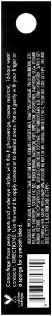 E.l.f. 16HR Camo Concealer, Full Coverage, Highly Pigmented Concealer With Matte Finish, Crease-proof, Vegan & Cruelty-Free, Light Sand, 0.2 Fl Oz - Image 5