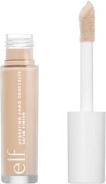 E.l.f. Hydrating Camo Concealer, Covers Blemishes & Under-Eye Circles, Full-Coverage & Delivers A Satin Finish, Vegan & Cruelty-Free, Light Peach