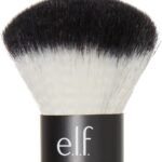 E.l.f. Kabuki Face Brush, Travel-Sized Makeup Brush For Precise & Controlled Application On-The-Go, Vegan & Cruelty-Free