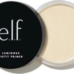 E.l.f. Luminous Putty Primer, Skin Perfecting, Lightweight, Silky, Long Lasting, Hydrates, Creates a Smooth Base, Illuminates, Plumps, Infused with hyaluronic acid and vegan collagen, 0.74 Oz