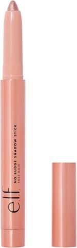 E.l.f. No Budge Shadow Stick, Long-Lasting Cream Eyeshadow Stick For High-Pigment, Metallic Color, Vegan & Cruelty-Free, Rose Gold