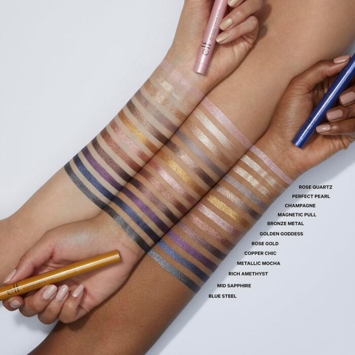 ⁦E.l.f. No Budge Shadow Stick, Long-Lasting Cream Eyeshadow Stick For High-Pigment, Metallic Color, Vegan & Cruelty-Free, Rose Gold⁩ - الصورة ⁦2⁩