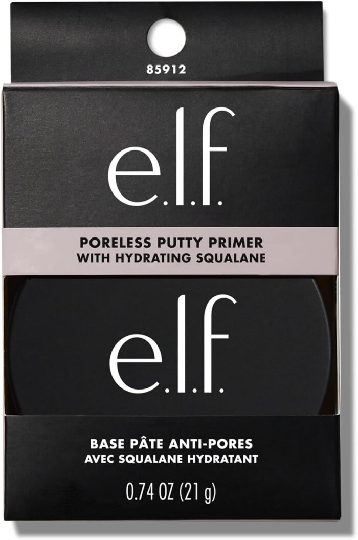 E.l.f. Poreless Putty Primer, Silky, Skin-Perfecting, Lightweight, Long Lasting, Smooths, Hydrates, Minimizes Pores, Flawless Base & Finish, All-Day Wear, Ideal for All Skin Types, 0.74 Fl Oz - Image 2
