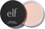 E.l.f. Poreless Putty Primer, Silky, Skin-Perfecting, Lightweight, Long Lasting, Smooths, Hydrates, Minimizes Pores, Flawless Base & Finish, All-Day Wear, Ideal for All Skin Types, 0.74 Fl Oz