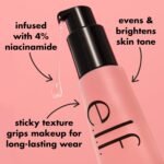 E.l.f. Power Grip Primer + 4% Niacinamide, Gel-Based & Hydrating Face Primer, Evens Skin & Brightens, Grips Makeup, Vegan & Cruelty-Free, 0.8 Fl Oz - Image 5
