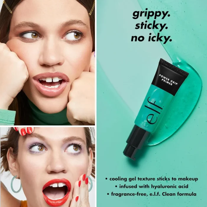 Elf Power Grip Primer Gel Based Hydrating Face Primer For Smoothing Skin - Image 3