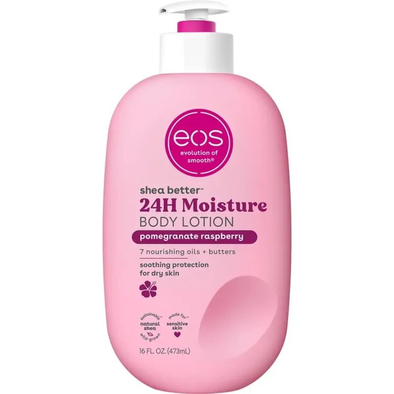 EOS Shea Better Body Lotion 16oz Pomegranate Raspberry