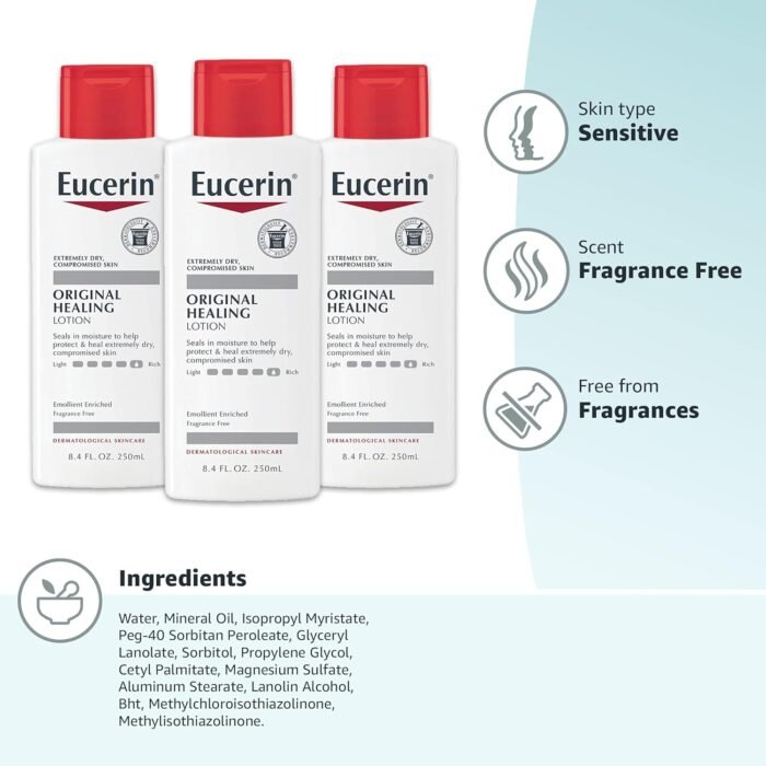 Eucerin Original Lotion Original Healing Soothing Repair Lotion - 8.4 oz. - Image 11