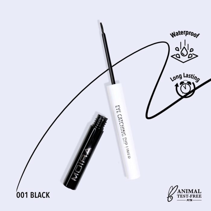 ⁦Eye Catching Dip Liner (001, Black)⁩ - الصورة ⁦2⁩