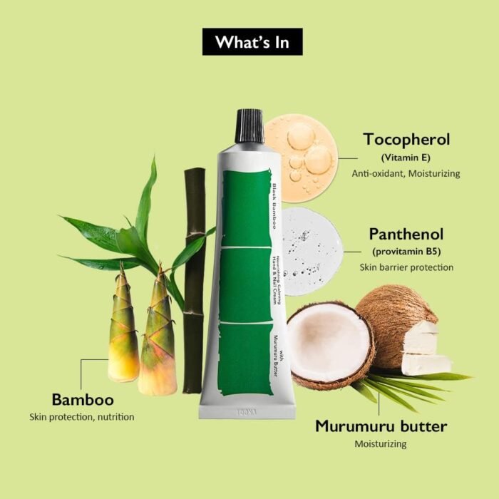 Haruharu Wonder - Black Bamboo Nourishing Calming Hand & Nail Cream 1.69 Oz - Image 3