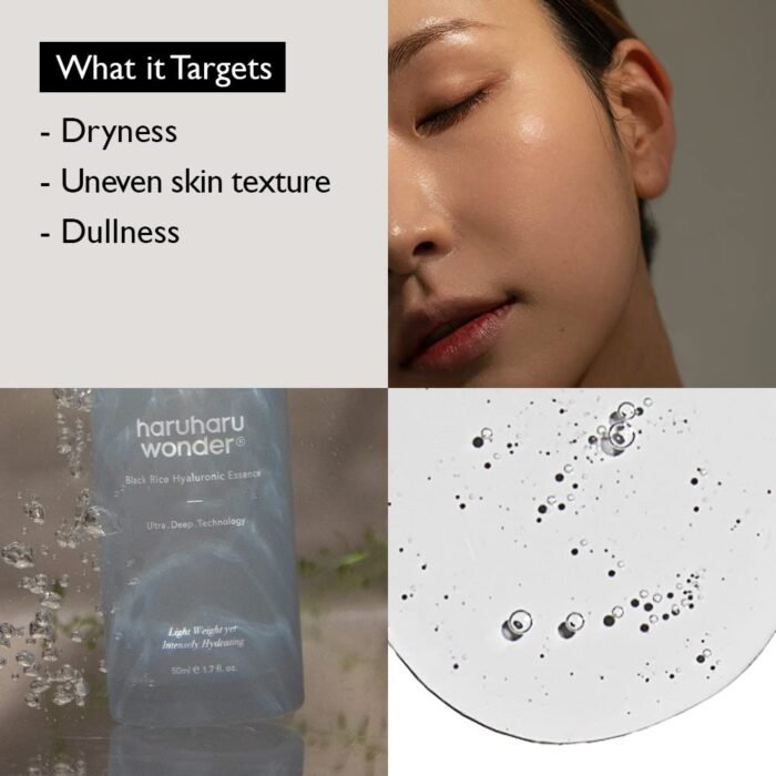 ⁦Haruharu Wonder - Black Rice Hyaluronic Essence 50ml⁩ - الصورة ⁦5⁩