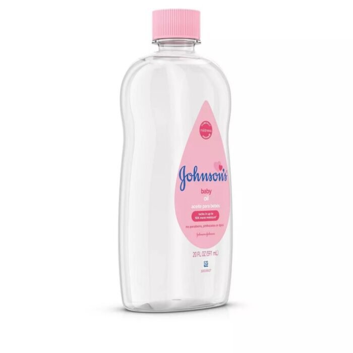 ⁦Johnson's Baby Body Pure Mineral Oil, Gentle & Soothing Massage Oil for Dry Skin - Original Scent - 20oz⁩ - الصورة ⁦2⁩