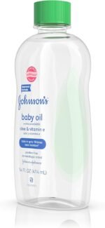 ⁦Johnson's Baby Oil, Aloe Vera and Vitamin E, 14 Fl Oz⁩ - الصورة ⁦7⁩