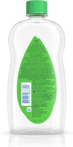 ⁦Johnson's Baby Oil, Aloe Vera and Vitamin E, 20 Fl Oz⁩ - الصورة ⁦5⁩