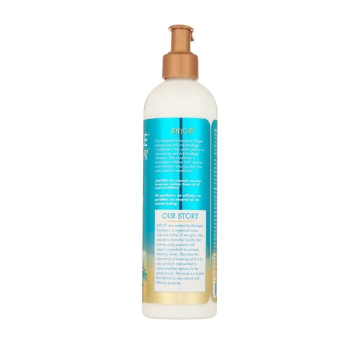 ⁦MIELLE ORGANICS - MOISTURE RX HAWAIIAN GINGER MOISTURIZING & ANTI-BREAKAGE CONDITIONER-12 OZ⁩ - الصورة ⁦2⁩
