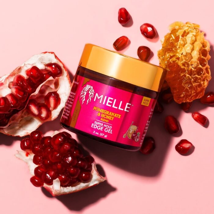 ⁦MIELLE ORGANICS - POMEGRANATE & HONEY EDGE GEL/ POMADE-2 OZ⁩ - الصورة ⁦2⁩
