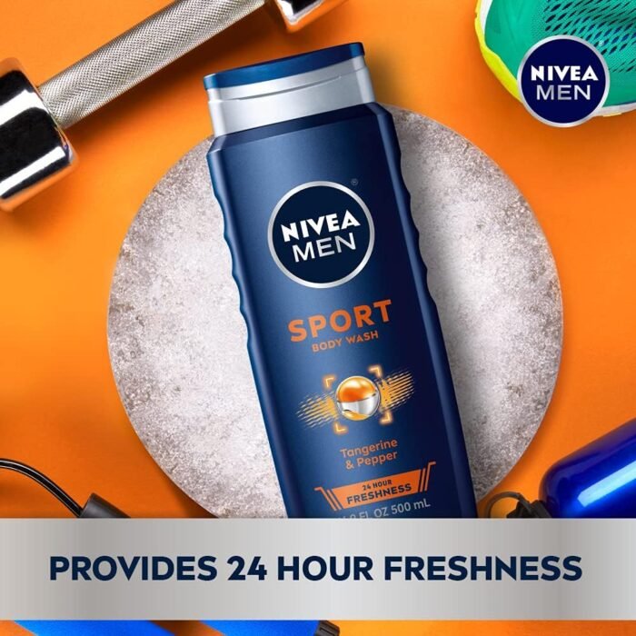 ⁦Nivea Body Wash Sport Body Wash - 16.9 Fl. Oz⁩ - الصورة ⁦2⁩