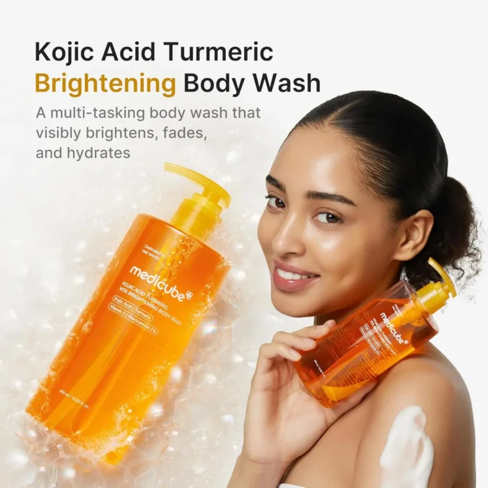 ⁦Medicube Kojic Acid Turmeric Vita Brightening Body Wash 400ml⁩ - الصورة ⁦2⁩