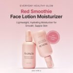 ⁦ARENCIA Red Smoothie Lotion 5, Face Moisturizer with Niacinamide 5%, Collagen, Peptide Complex, Hydrating Skin Care, 6.76 fl oz⁩ - الصورة ⁦2⁩