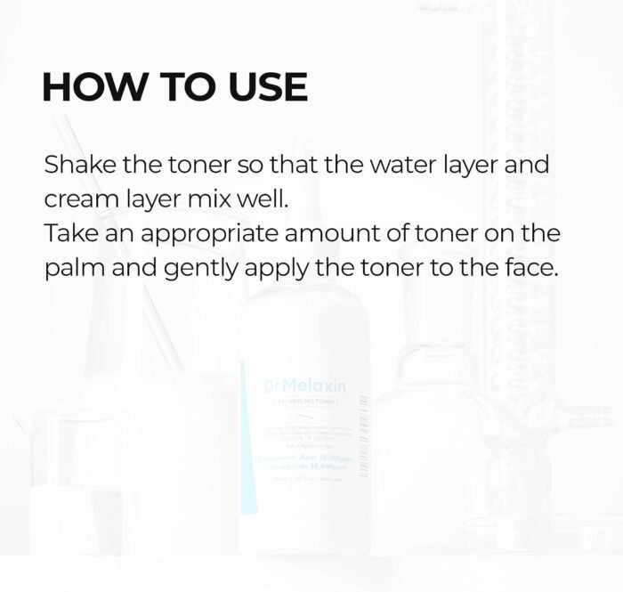 ⁦Dr.melaxin TX Peeling Toner⁩ - الصورة ⁦6⁩