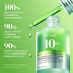 Anua Azelaic Acid 10 Hyaluron Redness Soothing Serum, Facial Serum for Sensitive skin, Hyaluronic Acid, Niacinamide, Spot Care, Natural Color, Vegan, Korean Skincare (30ml/ 1.01 fl oz.) - الصورة 8
