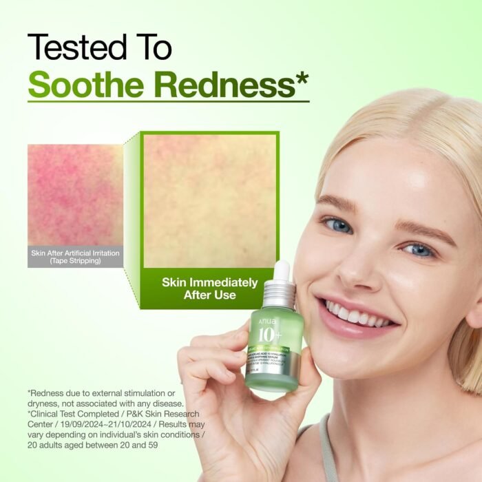 ⁦Anua Azelaic Acid 10 Hyaluron Redness Soothing Serum, Facial Serum for Sensitive skin, Hyaluronic Acid, Niacinamide, Spot Care, Natural Color, Vegan, Korean Skincare (30ml/ 1.01 fl oz.)⁩ - الصورة ⁦6⁩