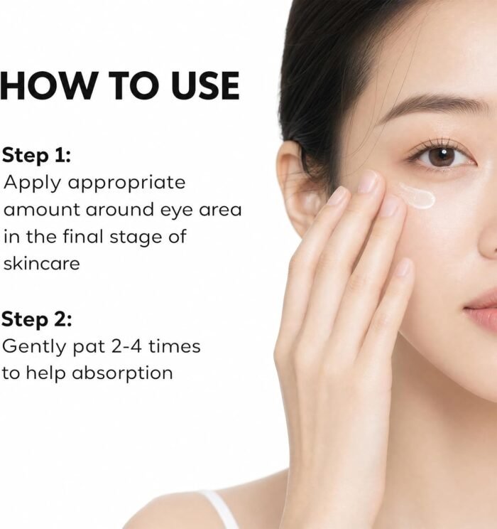 ⁦Calcium Dark Spot Eye Cream for Dark Circles and Puffiness, Niacinamide & Hydrolyzed Elastin Under Eye Cream, Firming Care for Tired Sagging Skin, Unscented, 15g⁩ - الصورة ⁦8⁩