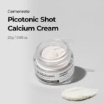 Dr.Melaxin Picotonic Shot Calcium Cream with Calcium, Intensive Brightening Cream for Even Skin Tone & Skin Clarity, Korean Skincare for Density Care, 0.88 oz - الصورة 2