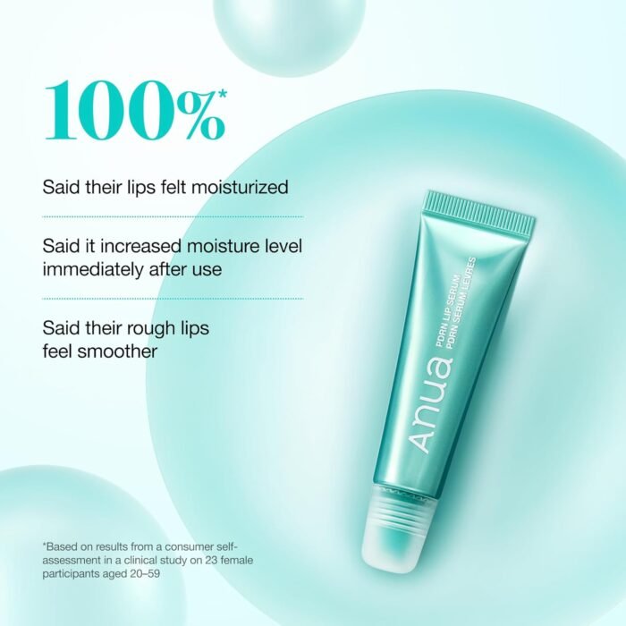 Anua PDRN Lip Serum, Long-Lasting Moisture for Dry, Cracked Lips, Non-Adhesive Lip Care with Salmon DNA, Hyaluronic Acid & Collagen, Korean Skincare, 10 ml - Image 5