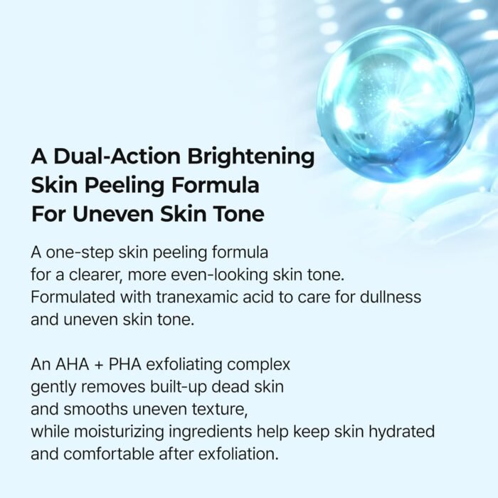 ⁦Dr.Melaxin Peel Shot Exfoliating Tx Serum 80 ml 99% Pure Tranexamic Acid & Niacinamide Aha Pha Brightening 2.71 Fl Oz (Pack of 1) Black⁩ - الصورة ⁦6⁩
