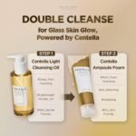⁦SKIN1004 Madagascar Centella Light Cleansing Oil, 200ml | Deep Cleansing | Gentle and Non-Irritating Formula | Removes Makeup and Impurities | Moisturizes Skin | Gentle Oil Cleanser for Deep Cleansing, Daily Makeup Remover, Facial Cleanser with Madagascar Centella, Korean Skin Care⁩ - الصورة ⁦8⁩