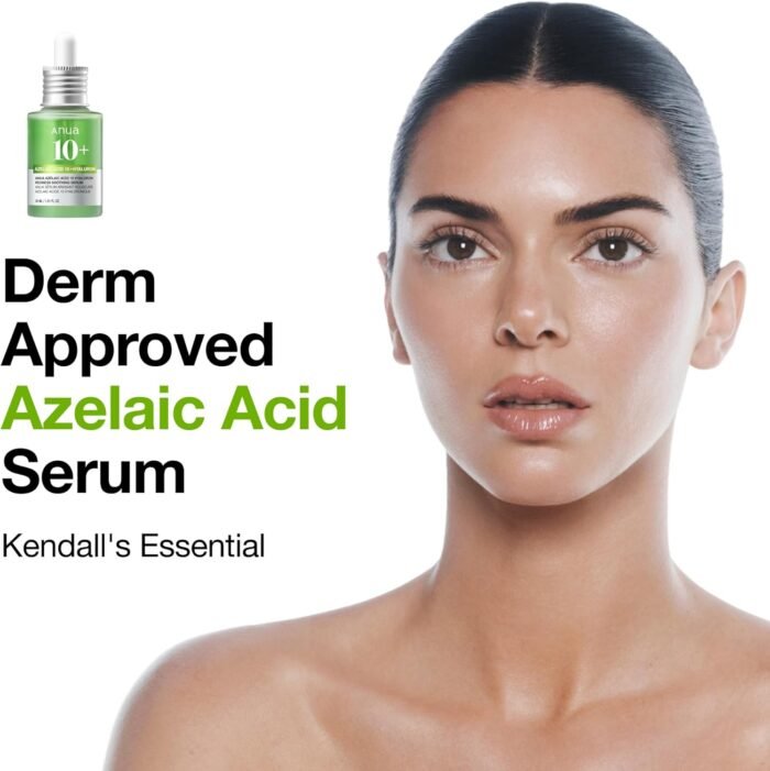 ⁦Anua Azelaic Acid 10 Hyaluron Redness Soothing Serum, Facial Serum for Sensitive skin, Hyaluronic Acid, Niacinamide, Spot Care, Natural Color, Vegan, Korean Skincare (30ml/ 1.01 fl oz.)⁩ - الصورة ⁦2⁩