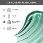 Glow Hyssop Overnight Face Mask Serum - hydrating & Anti-Aging Serum for younger looking Korean Glass Skin, 30% Vitamin A, C, E, 10% Niacinamide, Peptide - Image 8